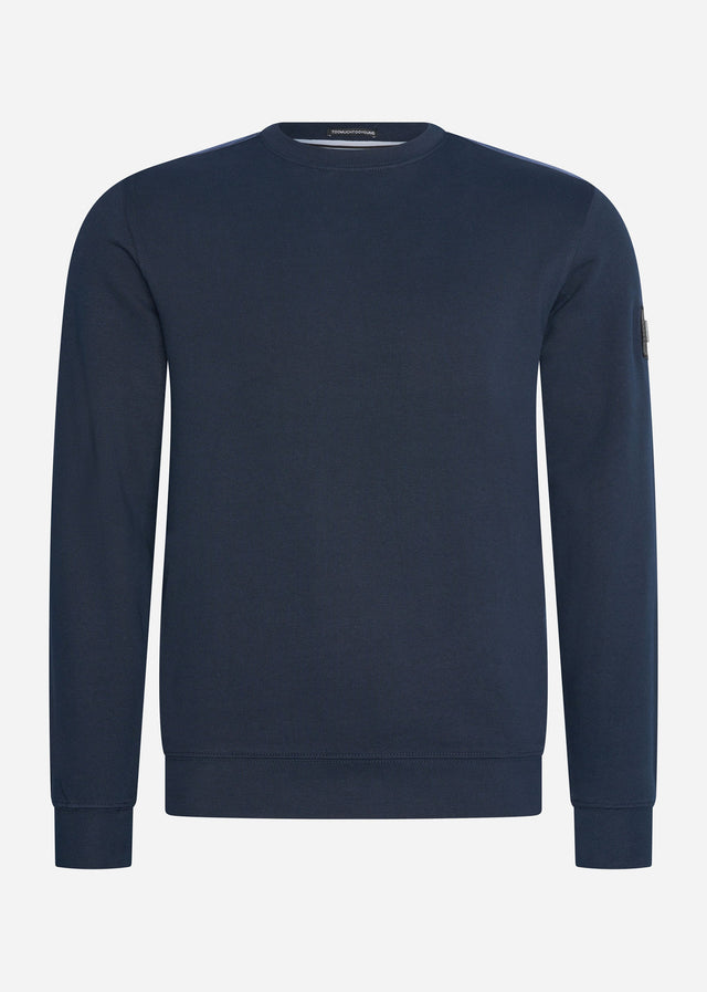 Weekend Offender Pullover  F bomb - navy 