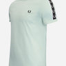 Fred Perry T-shirts  Taped ringer t-shirt - silver blue black 