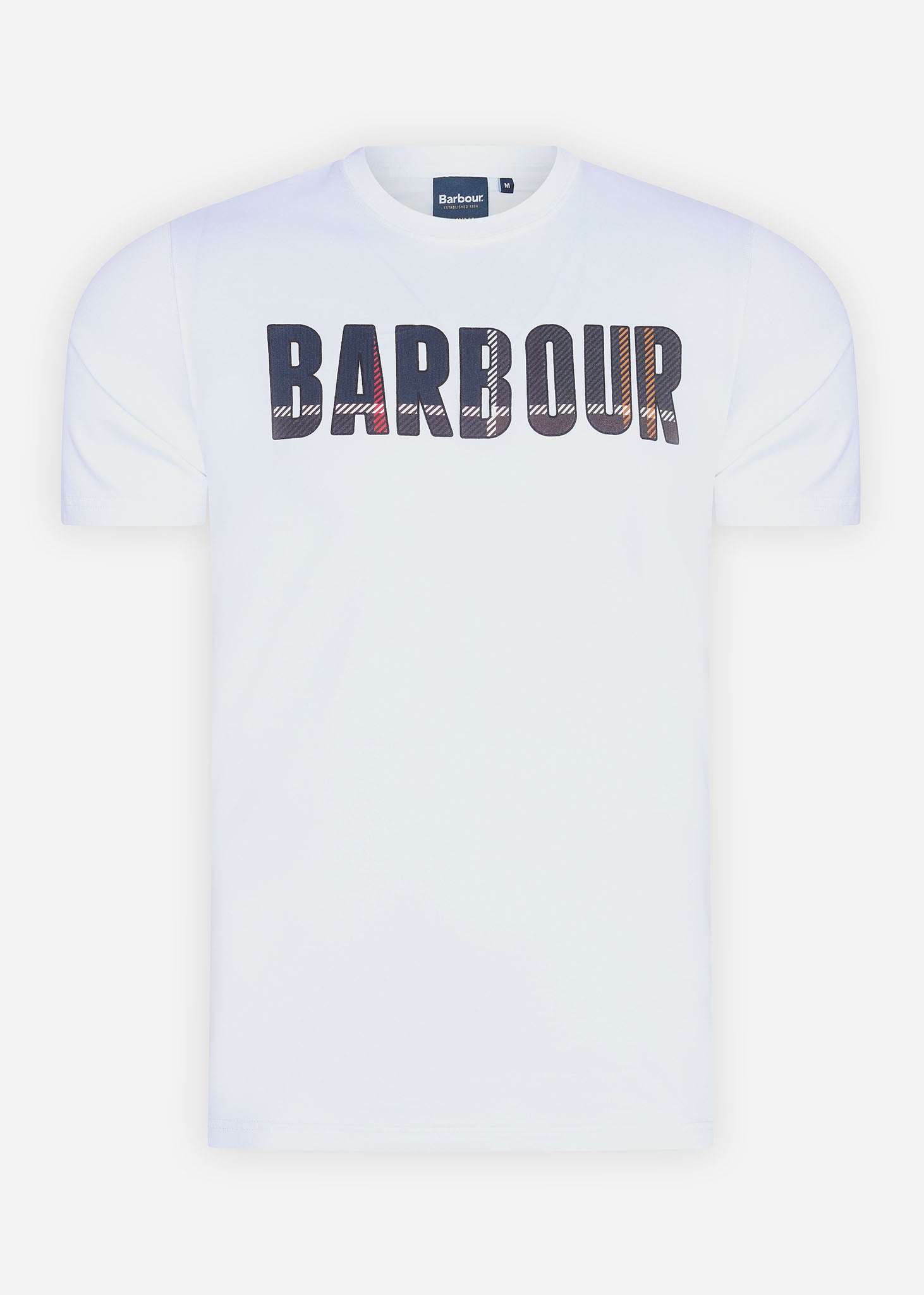 Barbour T-shirts  Wallace tee - white 