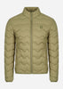 Lyle & Scott Jassen  Crest quilted jacket - seaweed 