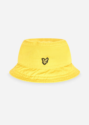 Lyle & Scott Bucket Hats  Cotton twill bucket hat - sunshine yellow 