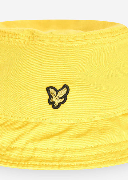 Lyle & Scott Bucket Hats  Cotton twill bucket hat - sunshine yellow 