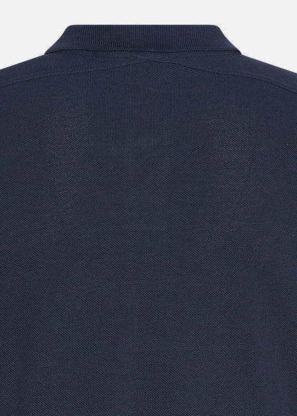 MA.Strum Longsleeve Polo's  LS pique polo - ink navy 