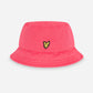 Lyle & Scott Bucket Hats  Cotton twill bucket hat - electric pink 