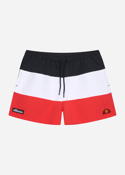 Ellesse Zwembroeken  Cielo swim short - black red 