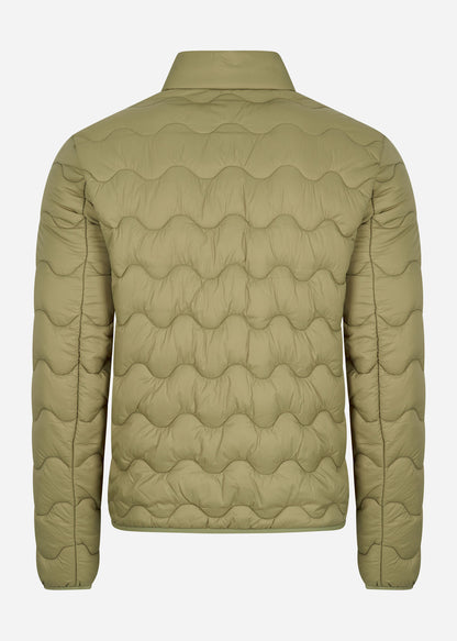 Lyle & Scott Jassen  Crest quilted jacket - seaweed 