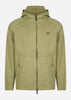 Lyle & Scott Jassen  Garment dyed zip through jacket - seaweed 