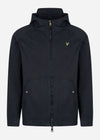 Lyle & Scott Jassen  Garment dyed zip through jacket - dark navy 