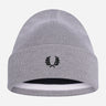 Fred Perry Mutsen  Merino wool beanie - steel marl 