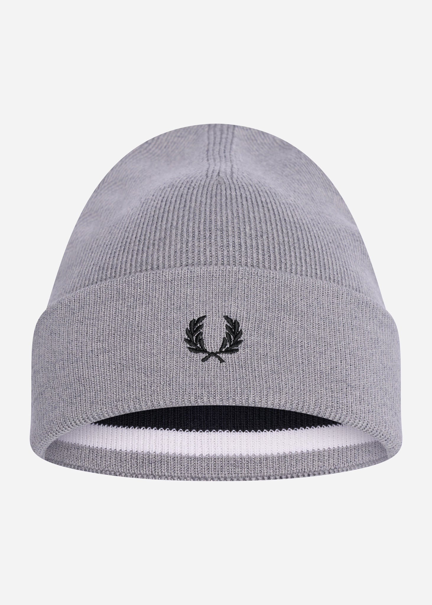 Fred Perry Mutsen  Merino wool beanie - steel marl 