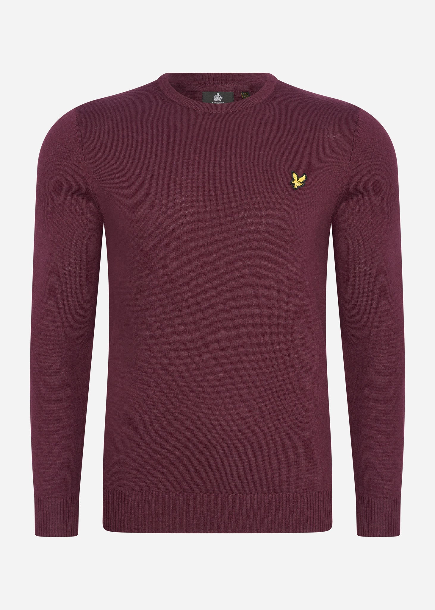 Lyle & Scott Truien  Merino Crew Jumper - burgundy 