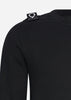 MA.Strum Truien  Core crew sweatshirt - jet black 