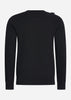 MA.Strum Truien  Core crew sweatshirt - jet black 