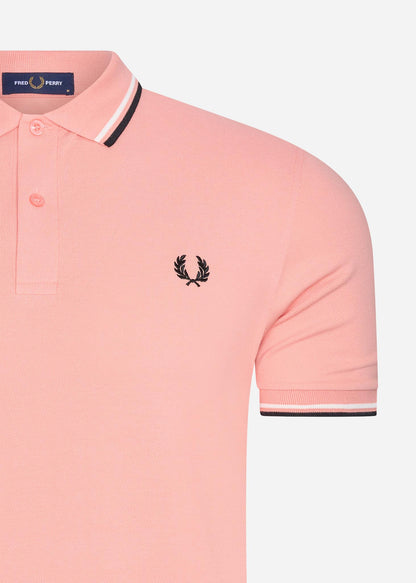 Fred Perry Polo's  Twin tipped fred perry shirt - pink peach 