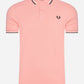 Fred Perry Polo's  Twin tipped fred perry shirt - pink peach 