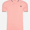 Fred Perry Polo's  Twin tipped fred perry shirt - pink peach 