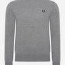 Fred Perry Truien  Classic crew neck jumper - grey marl