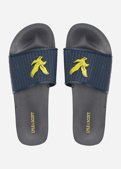 Lyle & Scott Slippers  Easy slide - dark navy 