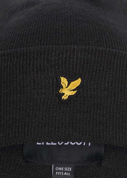 Lyle & Scott Mutsen  Beanie - true black 