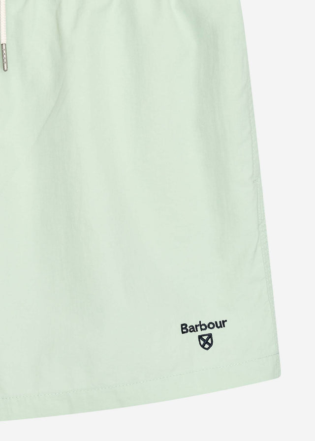 Barbour Badeshorts  Essential logo 5" swim short - dusty mint 