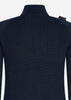 MA.Strum Truien  Quarter zip knit - ink navy 