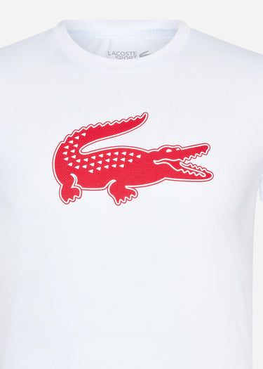 Lacoste T-shirts  Printed t-shirt - white fireman 