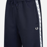 Fred Perry Korte Broeken  Taped tricot short - carbon blue 