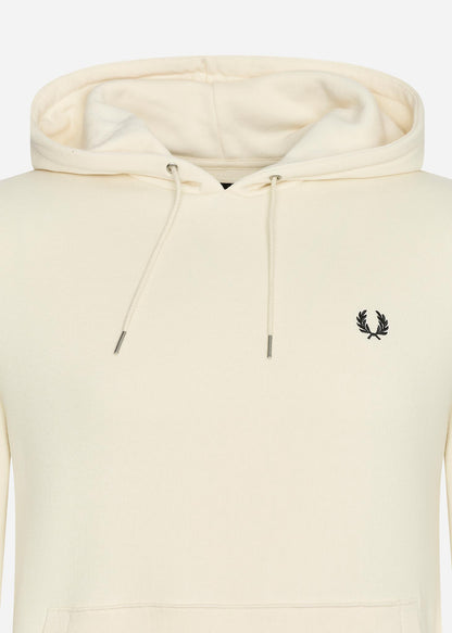 Fred Perry Hoodies  Tipped hooded sweatshirt - ecru 