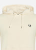 Fred Perry Hoodies  Tipped hooded sweatshirt - ecru 