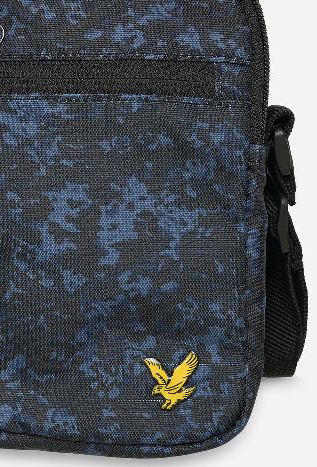 Lyle & Scott Taschen  Reporter bag - navy earth print 