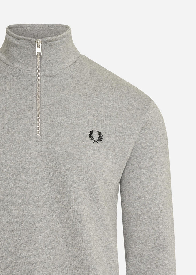 Fred Perry Pullover  Half zip sweatshirt - steel marl 
