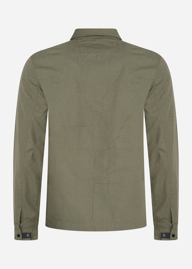 Marshall Artist Overshirts  Cotton ripstop overshirt - khaki 