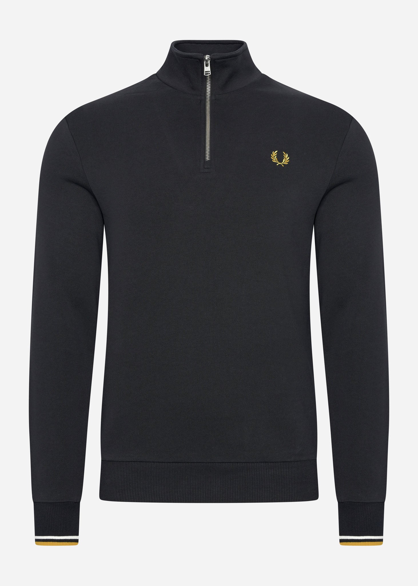 Fred Perry Truien  Half zip sweatshirt - black 