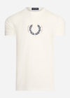 Fred Perry T-shirts  Laurel wreath t-shirt - snow white 