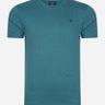 Hackett London T-shirts  Embroidered logo t-shirt - petrol 