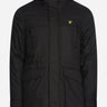 Lyle & Scott Jassen  Winter weight micro fleece lined parka - jet black 