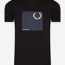 Fred Perry T-shirts  Laurel wreath graphic t-shirt q2 - black 