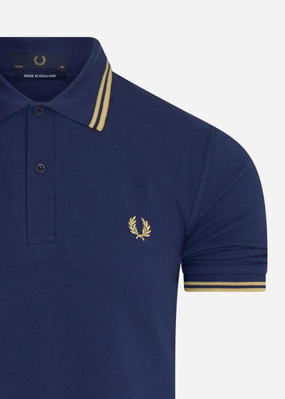 Fred Perry Polo's  Twin tipped fred perry shirt - french navy 