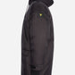 Lyle & Scott Jassen  Long line internal padded jacket - jet black 