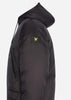 Lyle & Scott Jassen  Long line internal padded jacket - jet black 