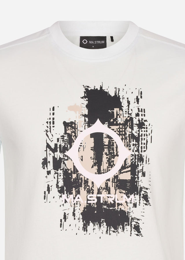 MA.Strum T-Shirts  CC logo print ss tee - illusion blue 