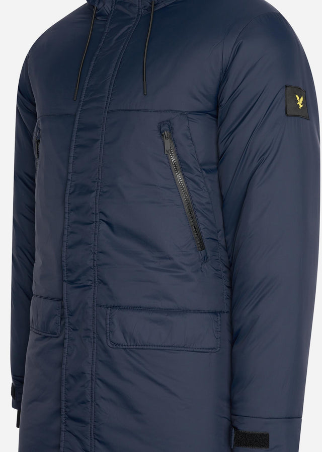 Lyle & Scott Jacken  Long line internal padded jacket - dark navy 