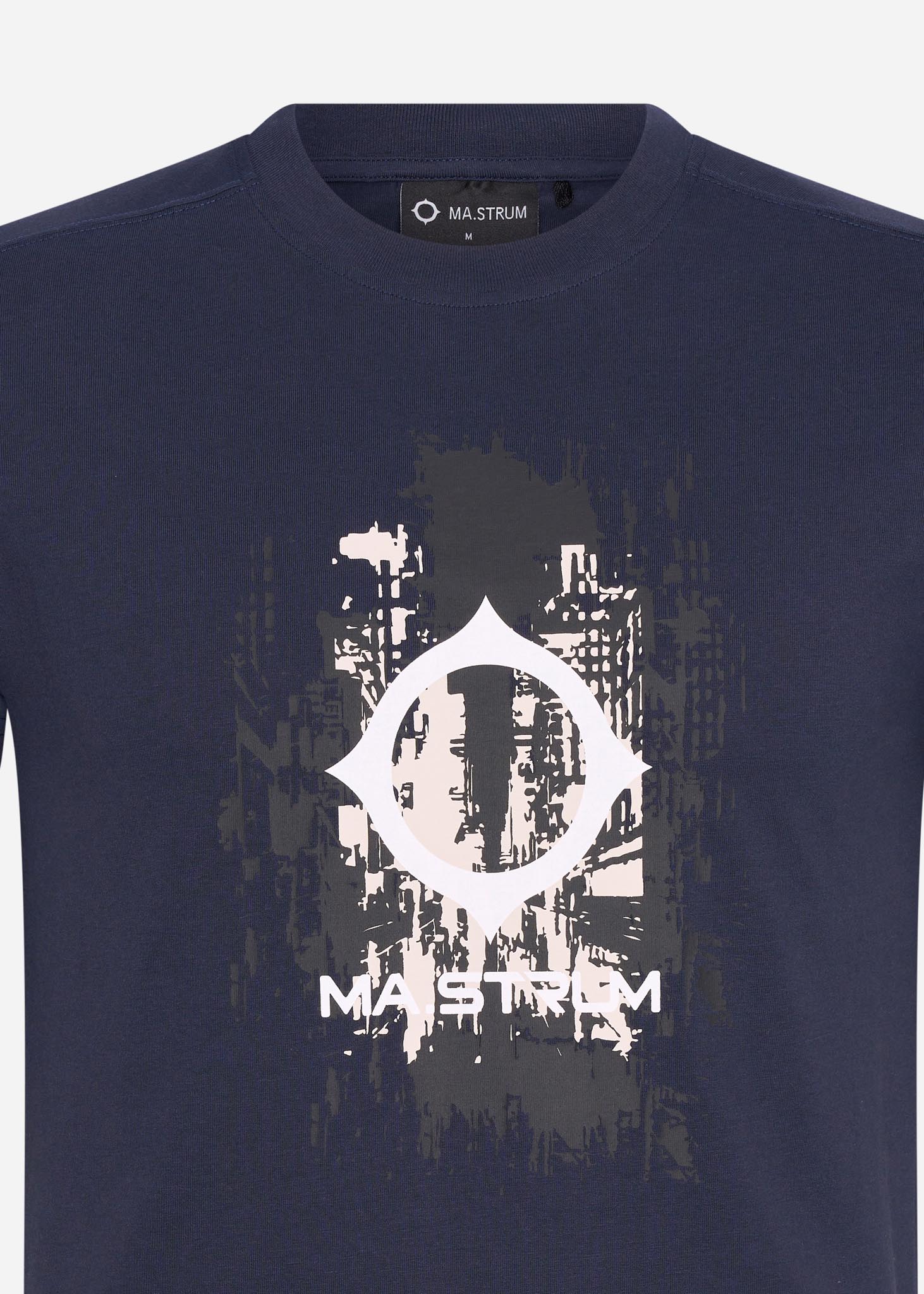 MA.Strum T-shirts  CC logo print ss tee - ink navy 