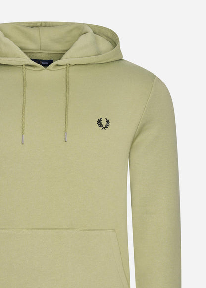 Fred Perry Hoodies  Tipped hooded sweatshirt - sage green 