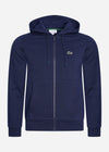 Lacoste Vesten  Zip through hoodie - navy blue 