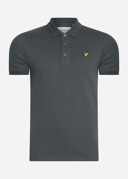 Lyle & Scott Polo's  Plain polo shirt - gunmetal 