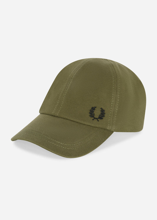 Fred Perry Petten  Pique classic cap - military green 