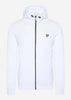 Lyle & Scott Vesten  Softshell jersey zip hoodie - white 