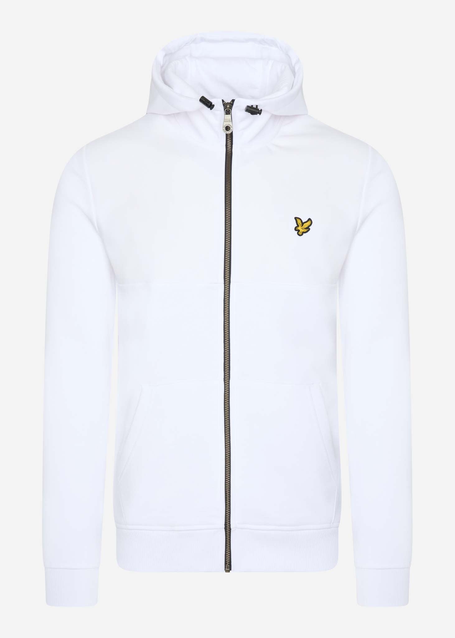 Lyle & Scott Vesten  Softshell jersey zip hoodie - white 