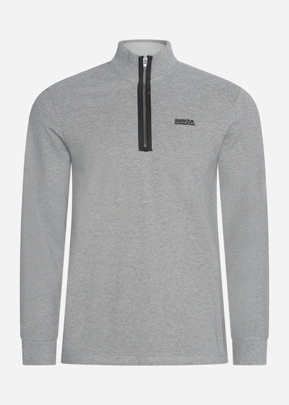 Barbour International Truien  Beaker half zip - anthracite marl 